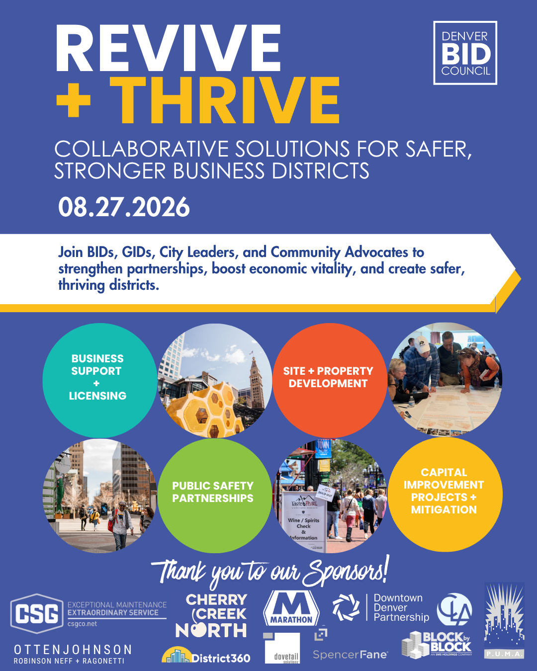 REVIVE + THRIVE flier